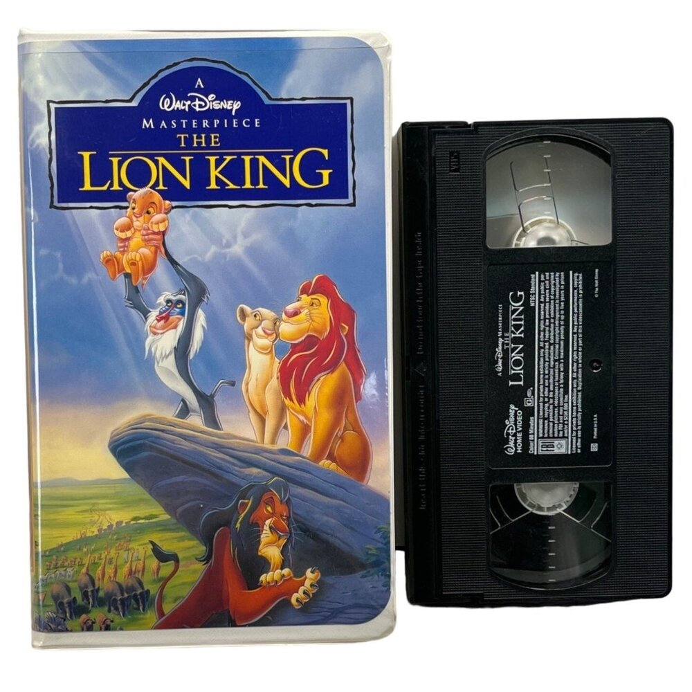 The Lion King VHS 1995 Disney Video Tape Masterpiece Kids Family Movie Clamshell - Picture 7 of 7